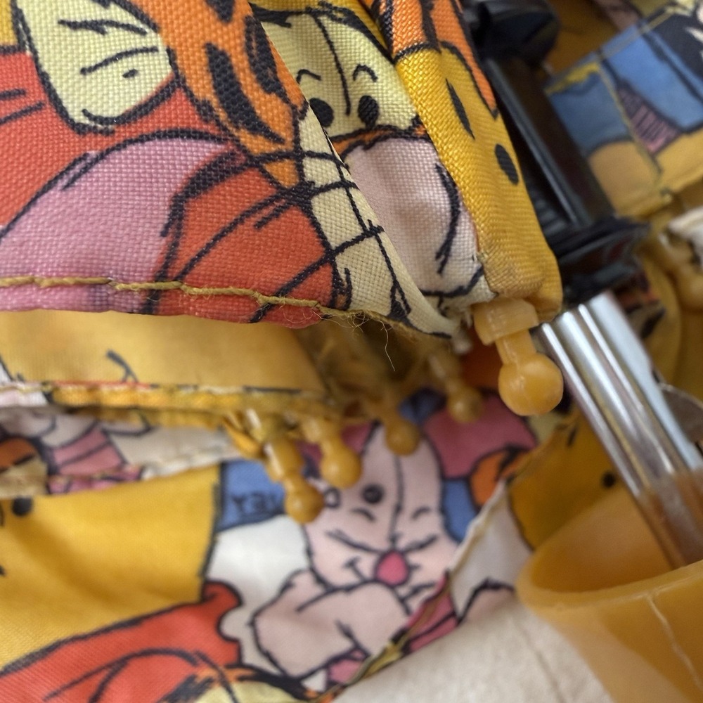VTG Winnie The Pooh And Friends Folding Push Button Umbrella All Over‎ Print - Picture 10 of 10